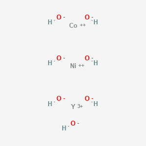 Cobalt(2+) nickel(2+) yttrium hydroxide (1/1/1/7)