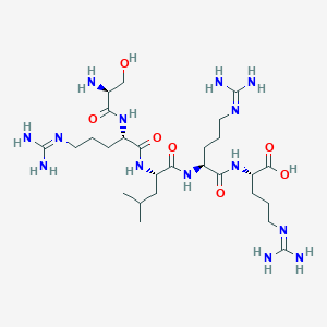 L-Seryl-N~5~-(diaminomethylidene)-L-ornithyl-L-leucyl-N~5~-(diaminomethylidene)-L-ornithyl-N~5~-(diaminomethylidene)-L-ornithine