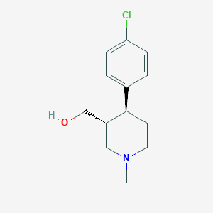 [(3R,4S)-4-(4-chlorophenyl)-1-methylpiperidin-3-yl]methanol