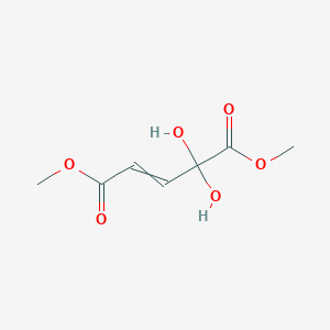 Dimethyl 4,4-dihydroxypent-2-enedioate