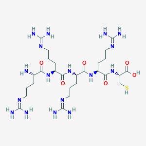 N~5~-(Diaminomethylidene)-L-ornithyl-N~5~-(diaminomethylidene)-L-ornithyl-N~5~-(diaminomethylidene)-L-ornithyl-N~5~-(diaminomethylidene)-L-ornithyl-L-cysteine