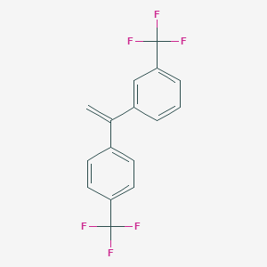 Benzene, 1-(trifluoromethyl)-3-[1-[4-(trifluoromethyl)phenyl]ethenyl]-