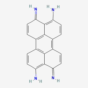 molecular formula C20H14N4 B14257153 4,10-Diimino-4,10-dihydroperylene-3,9-diamine CAS No. 213922-33-9