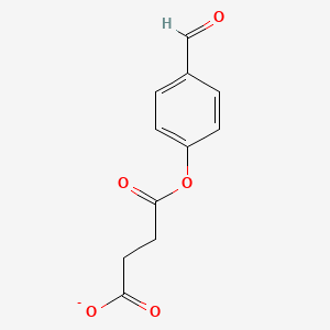 4-(4-Formylphenoxy)-4-oxobutanoate