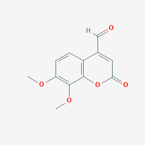 7,8-Dimethoxy-2-oxo-2H-1-benzopyran-4-carbaldehyde