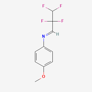 (1E)-2,2,3,3-Tetrafluoro-N-(4-methoxyphenyl)propan-1-imine