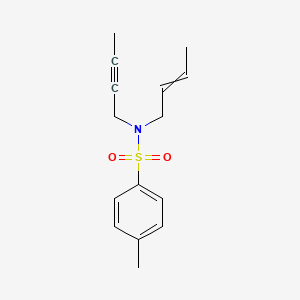 N-(But-2-en-1-yl)-N-(but-2-yn-1-yl)-4-methylbenzene-1-sulfonamide