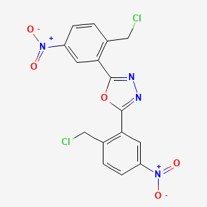 2,5-Bis[2-(chloromethyl)-5-nitrophenyl]-1,3,4-oxadiazole