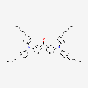 9H-Fluoren-9-one, 2,7-bis[bis(4-butylphenyl)amino]-