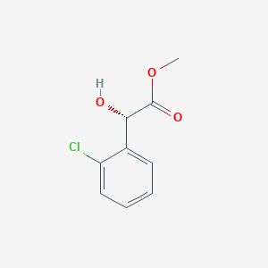 molecular formula C9H9ClO3 B142573 甲基 (S)-邻氯扁桃酸酯 CAS No. 32345-60-1
