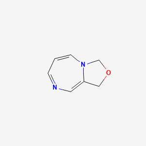 molecular formula C7H8N2O B14257302 1H,3H-[1,3]Oxazolo[3,4-a][1,4]diazepine CAS No. 394249-65-1