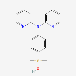 {4-[Di(pyridin-2-yl)amino]phenyl}(dimethyl)silanol