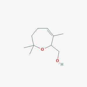 (3,7,7-Trimethyl-2,5,6,7-tetrahydrooxepin-2-yl)methanol