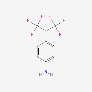 4-(1,1,1,3,3,3-Hexafluoropropan-2-yl)aniline