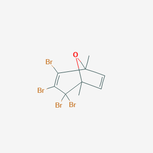 2,3,4,4-Tetrabromo-1,5-dimethyl-8-oxabicyclo[3.2.1]octa-2,6-diene