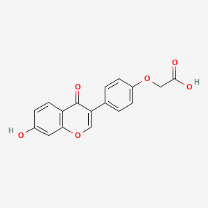 [4-(7-Hydroxy-4-oxo-4H-1-benzopyran-3-yl)phenoxy]acetic acid