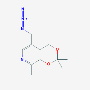 4H-1,3-Dioxino[4,5-c]pyridine, 5-(azidomethyl)-2,2,8-trimethyl-