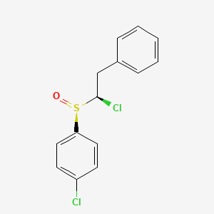 1-chloro-4-[(R)-[(1R)-1-chloro-2-phenylethyl]sulfinyl]benzene