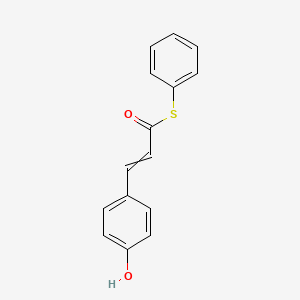 S-phenyl 3-(4-hydroxyphenyl)prop-2-enethioate