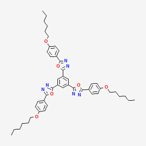 2,2',2''-(Benzene-1,3,5-triyl)tris{5-[4-(hexyloxy)phenyl]-1,3,4-oxadiazole}