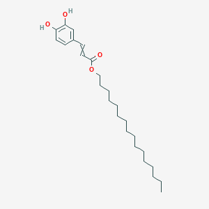 Hexadecyl 3-(3,4-dihydroxyphenyl)prop-2-enoate