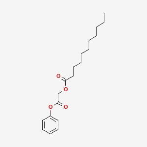 molecular formula C19H28O4 B14257446 2-Oxo-2-phenoxyethyl undecanoate CAS No. 184918-37-4