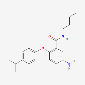 Benzamide, 5-amino-N-butyl-2-[4-(1-methylethyl)phenoxy]-