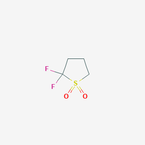 2,2-Difluoro-1lambda~6~-thiolane-1,1-dione