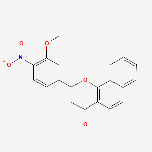 2-(3-Methoxy-4-nitrophenyl)-4H-naphtho[1,2-b]pyran-4-one