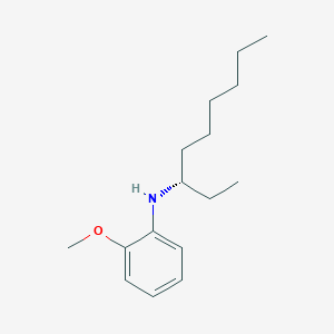 molecular formula C16H27NO B14257468 2-methoxy-N-[(3S)-nonan-3-yl]aniline CAS No. 378759-86-5