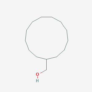 molecular formula C14H28O B14257490 Cyclotridecylmethanol CAS No. 188854-47-9