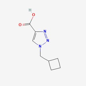 molecular formula C8H11N3O2 B1425755 1-(环丁基甲基)-1H-1,2,3-三唑-4-羧酸 CAS No. 1465204-73-2