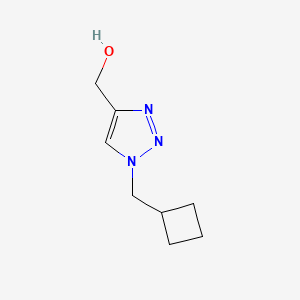 molecular formula C8H13N3O B1425783 [1-(cyclobutylmethyl)-1H-1,2,3-triazol-4-yl]methanol CAS No. 1490550-10-1