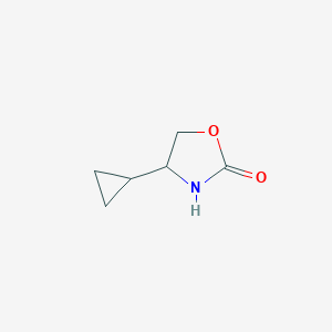 molecular formula C6H9NO2 B1425784 4-环丙基-1,3-噁唑烷-2-酮 CAS No. 1378260-65-1