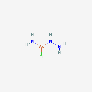 Arsoramidohydrazidous chloride