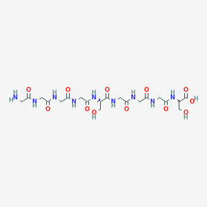 Glycylglycylglycylglycyl-L-serylglycylglycylglycyl-L-serine