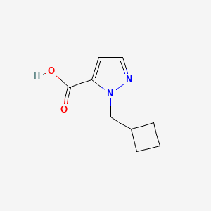 molecular formula C9H12N2O2 B1425794 1-(环丁基甲基)-1H-吡唑-5-羧酸 CAS No. 1496584-13-4