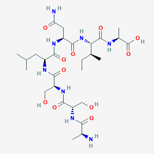 H-Ala-Ser-Ser-Leu-Asn-Ile-Ala-OH