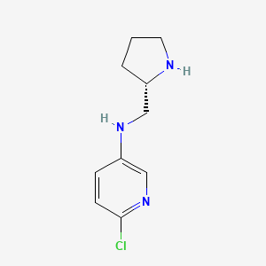 3-Pyridinamine, 6-chloro-N-[(2S)-2-pyrrolidinylmethyl]-