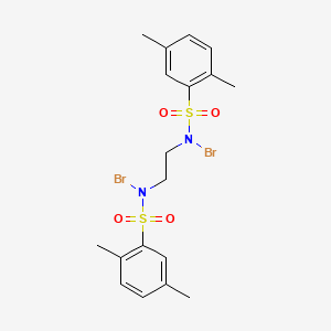 Benzenesulfonamide, N,N'-1,2-ethanediylbis[N-bromo-2,5-dimethyl-