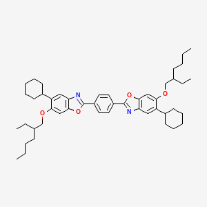 2,2'-(1,4-Phenylene)bis{5-cyclohexyl-6-[(2-ethylhexyl)oxy]-1,3-benzoxazole}