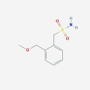 molecular formula C9H13NO3S B1425797 [2-(Metoximetil)fenil]metanosulfonamida CAS No. 1463608-44-7