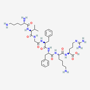 L-Arginine, L-lysyl-L-valylglycyl-L-phenylalanyl-L-phenylalanyl-L-lysyl-