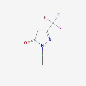 2-tert-butyl-5-(trifluoromethyl)-4H-pyrazol-3-one