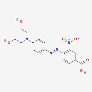 4-[(E)-{4-[Bis(2-hydroxyethyl)amino]phenyl}diazenyl]-3-nitrobenzoic acid