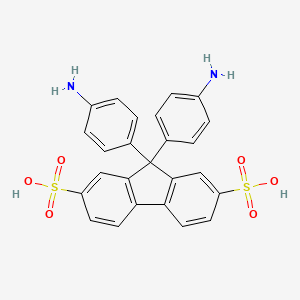 9,9-Bis(4-aminophenyl)-9H-fluorene-2,7-disulfonic acid