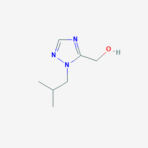 B1425805 [1-(2-methylpropyl)-1H-1,2,4-triazol-5-yl]methanol CAS No. 1432678-46-0