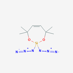 2,2-Diazido-4,4,7,7-tetramethyl-4,7-dihydro-2H-1,3,2-dioxasilepine