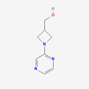 B1425818 (1-(Pyrazin-2-yl)azetidin-3-yl)methanol CAS No. 1420969-03-4