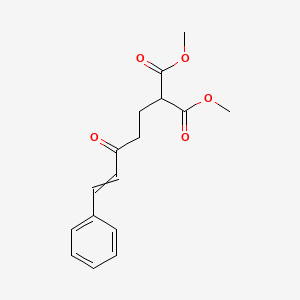 Dimethyl (3-oxo-5-phenylpent-4-en-1-yl)propanedioate